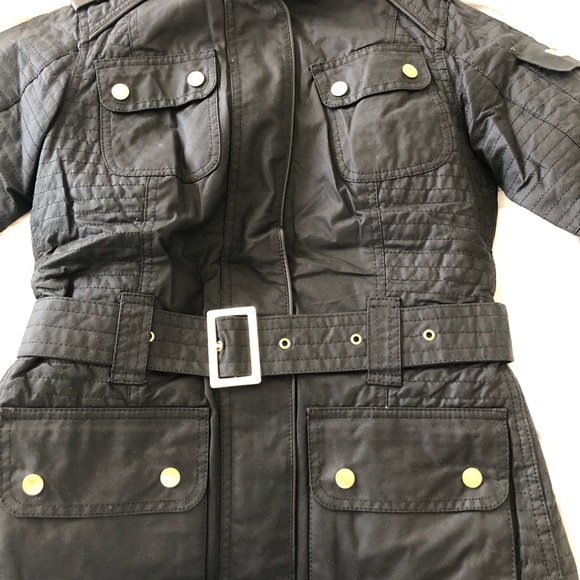 Barbour International Womens Moto Jacket Size UK8 - Picture 5 of 5